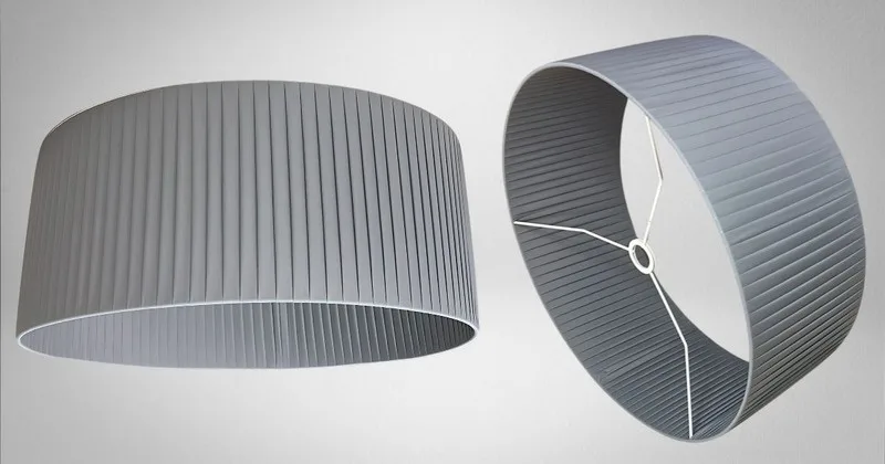 Ripple tekstilno sjenilo Corda Lighting